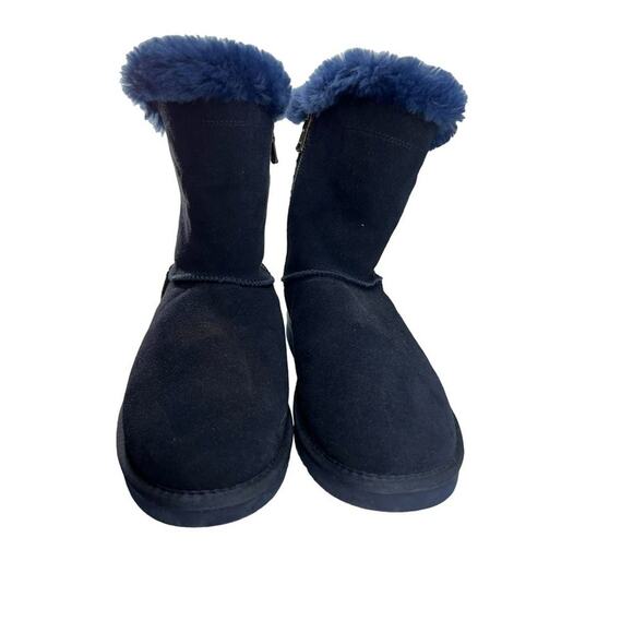 Lamo Water And Stain-resistant Suede Boots Willow Faux Fur Lining Womens 10 - Picture 2 of 9